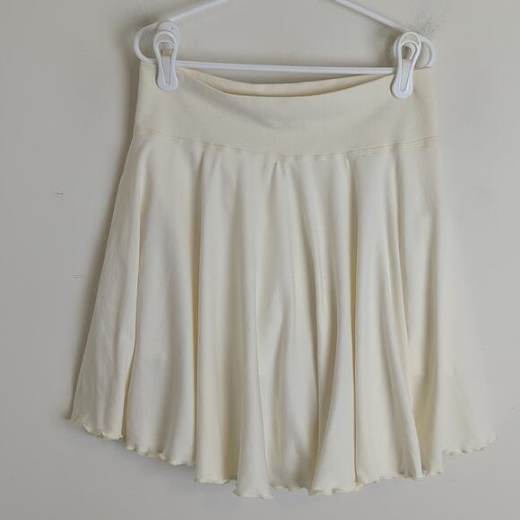 OQQ Flowy Tennis Skirt Gym Yoga Athletic Workout Skort Hidden Pocket Size L - Picture 2 of 8